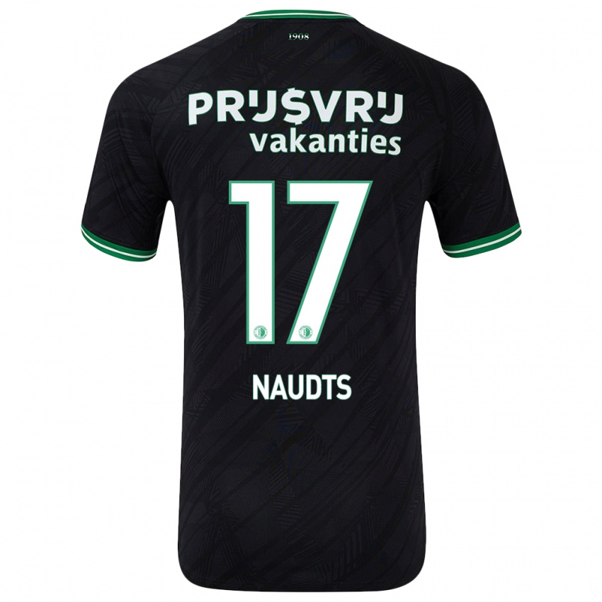 Criança Camisola Jamir Naudts #17 Verde Preto Alternativa 2024/25 Camisa Brasil