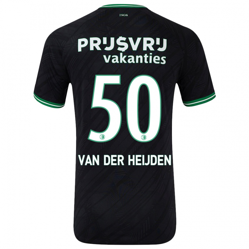 Criança Camisola Delano Van Der Heijden #50 Verde Preto Alternativa 2024/25 Camisa Brasil