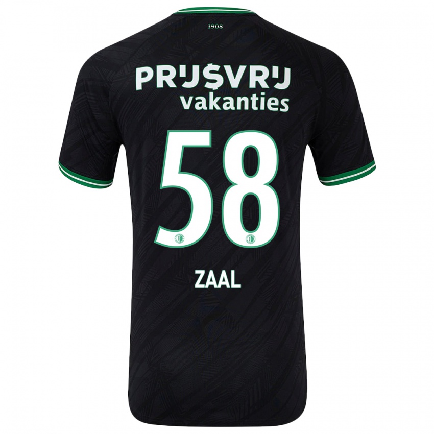 Criança Camisola Timo Zaal #58 Verde Preto Alternativa 2024/25 Camisa Brasil