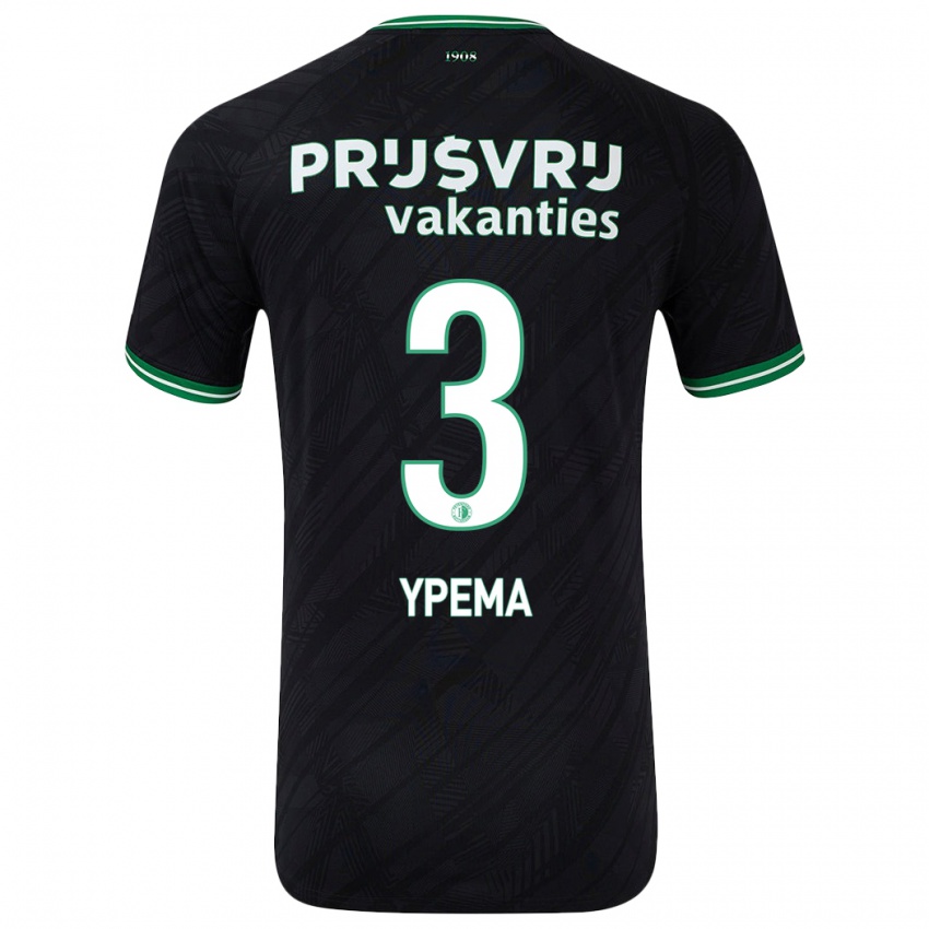 Criança Camisola Danique Ypema #3 Verde Preto Alternativa 2024/25 Camisa Brasil