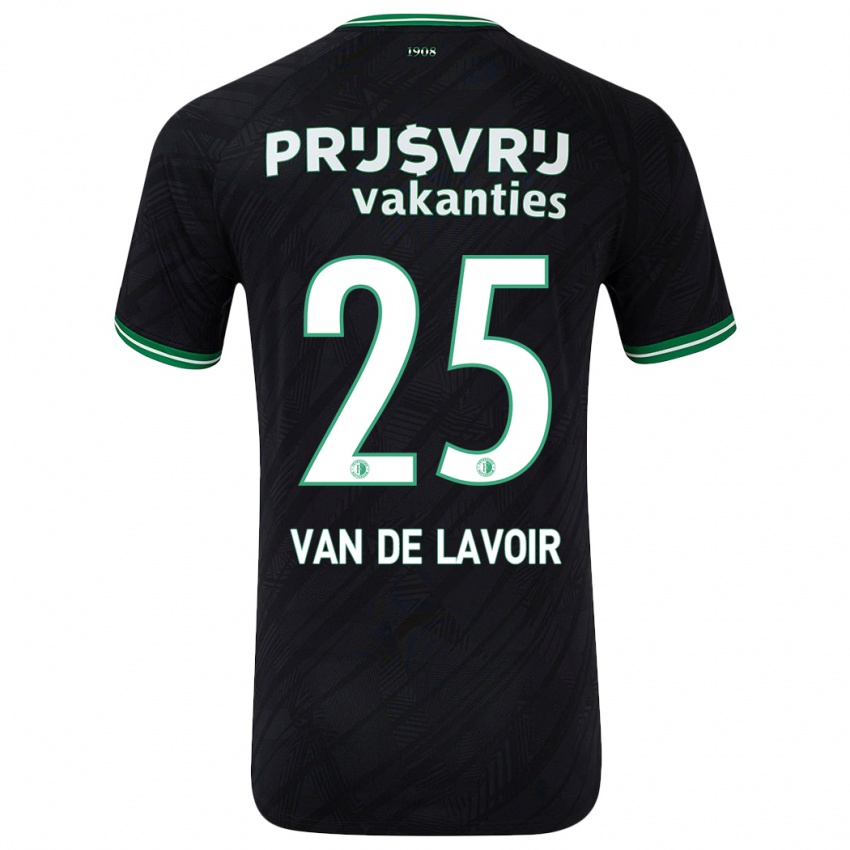 Criança Camisola Romeé Van De Lavoir #25 Verde Preto Alternativa 2024/25 Camisa Brasil