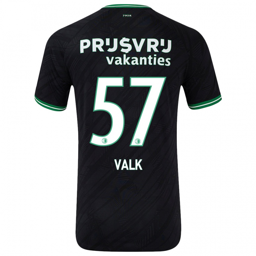 Criança Camisola Sem Valk #57 Verde Preto Alternativa 2024/25 Camisa Brasil