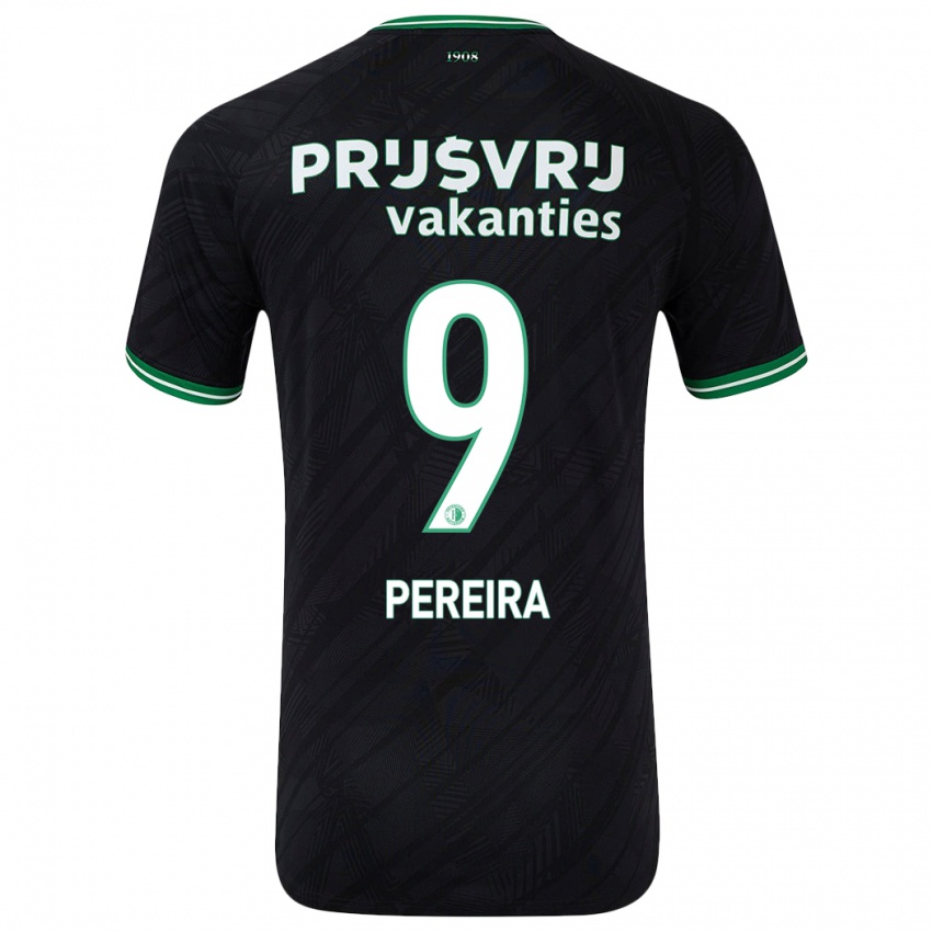 Criança Camisola Danilo Pereira #9 Verde Preto Alternativa 2024/25 Camisa Brasil