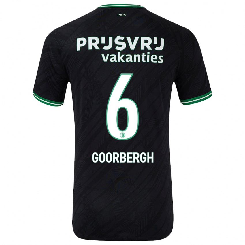 Criança Camisola Cheyenne Van Den Goorbergh #6 Verde Preto Alternativa 2024/25 Camisa Brasil