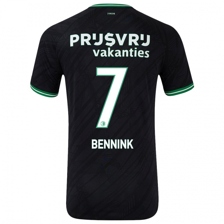 Criança Camisola Maxime Bennink #7 Verde Preto Alternativa 2024/25 Camisa Brasil