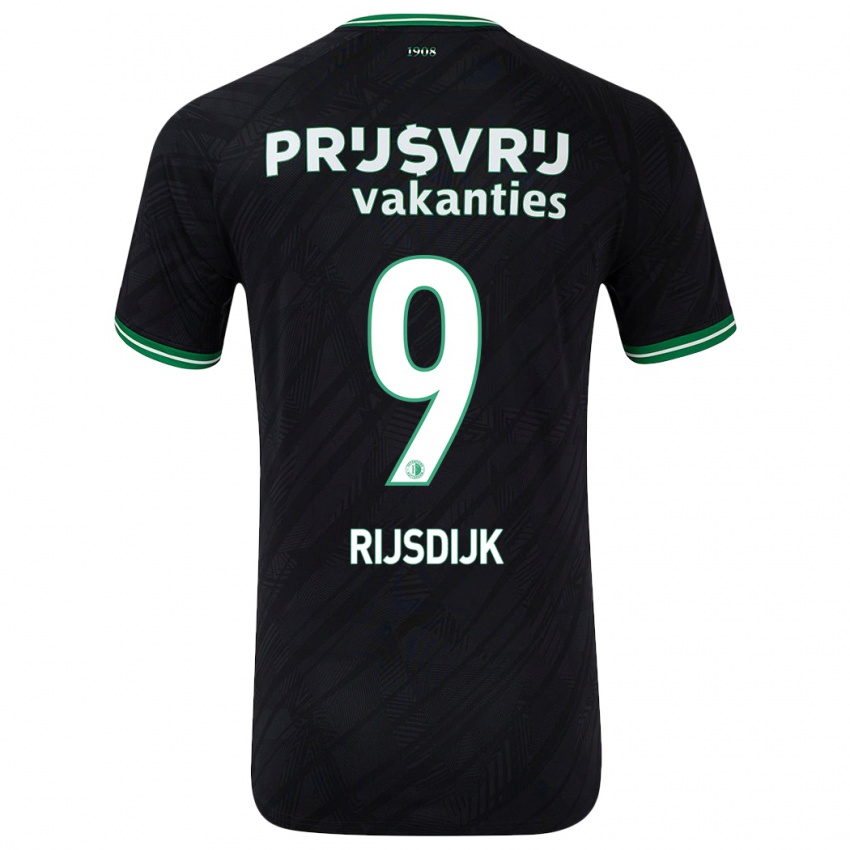 Criança Camisola Pia Rijsdijk #9 Verde Preto Alternativa 2024/25 Camisa Brasil