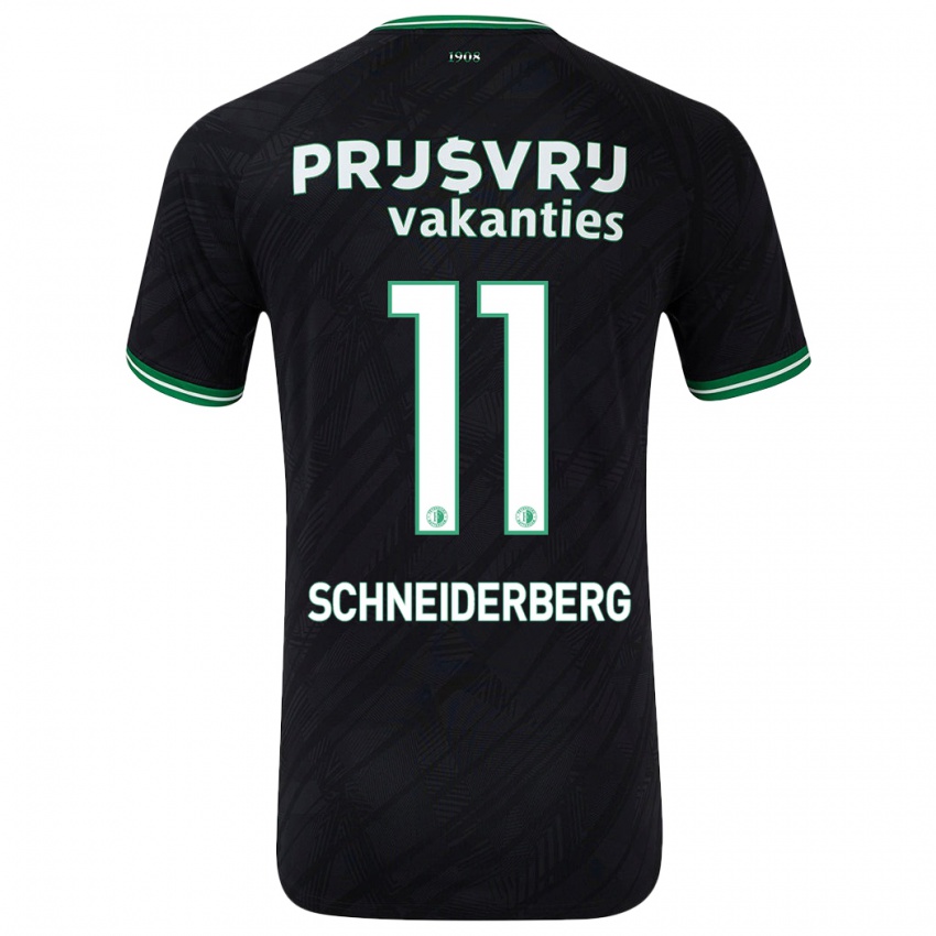 Criança Camisola July Schneiderberg #11 Verde Preto Alternativa 2024/25 Camisa Brasil