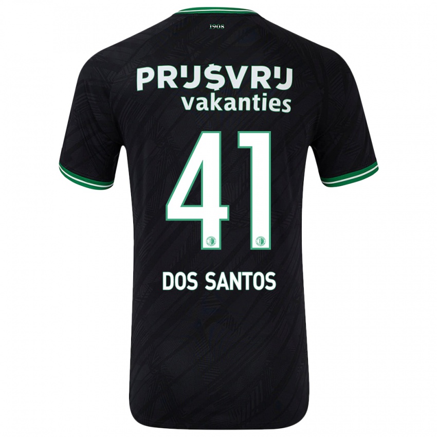 Criança Camisola Giuliany Ben-David Dos Santos #41 Verde Preto Alternativa 2024/25 Camisa Brasil