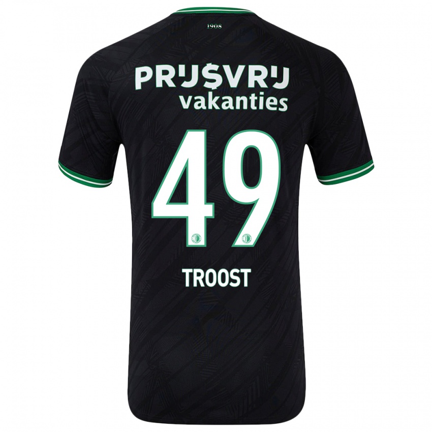 Criança Camisola Tein Troost #49 Verde Preto Alternativa 2024/25 Camisa Brasil