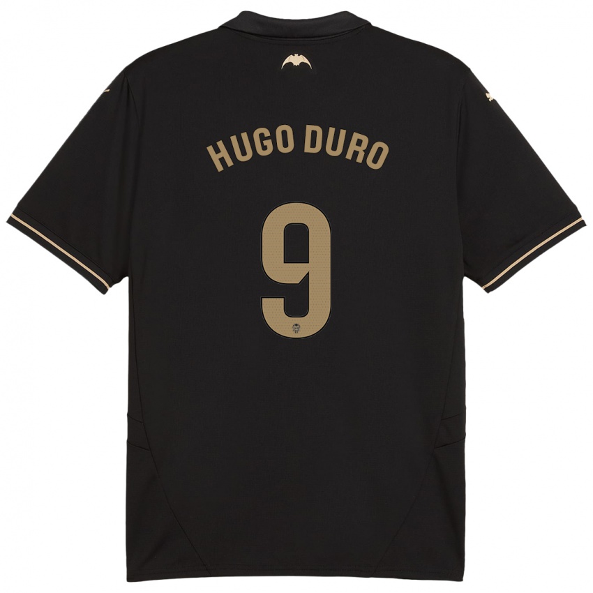 Criança Camisola Hugo Duro #9 Preto Alternativa 2024/25 Camisa Brasil