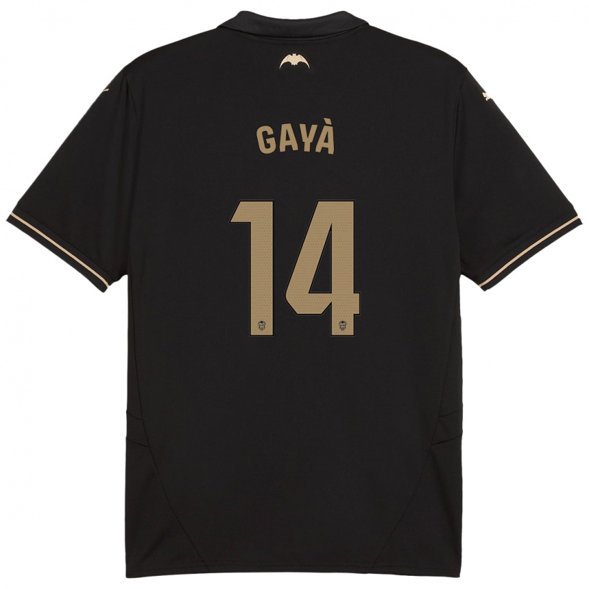 Criança Camisola Jose Gaya #14 Preto Alternativa 2024/25 Camisa Brasil