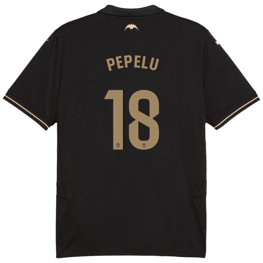 Criança Camisola Pepelu #18 Preto Alternativa 2024/25 Camisa Brasil