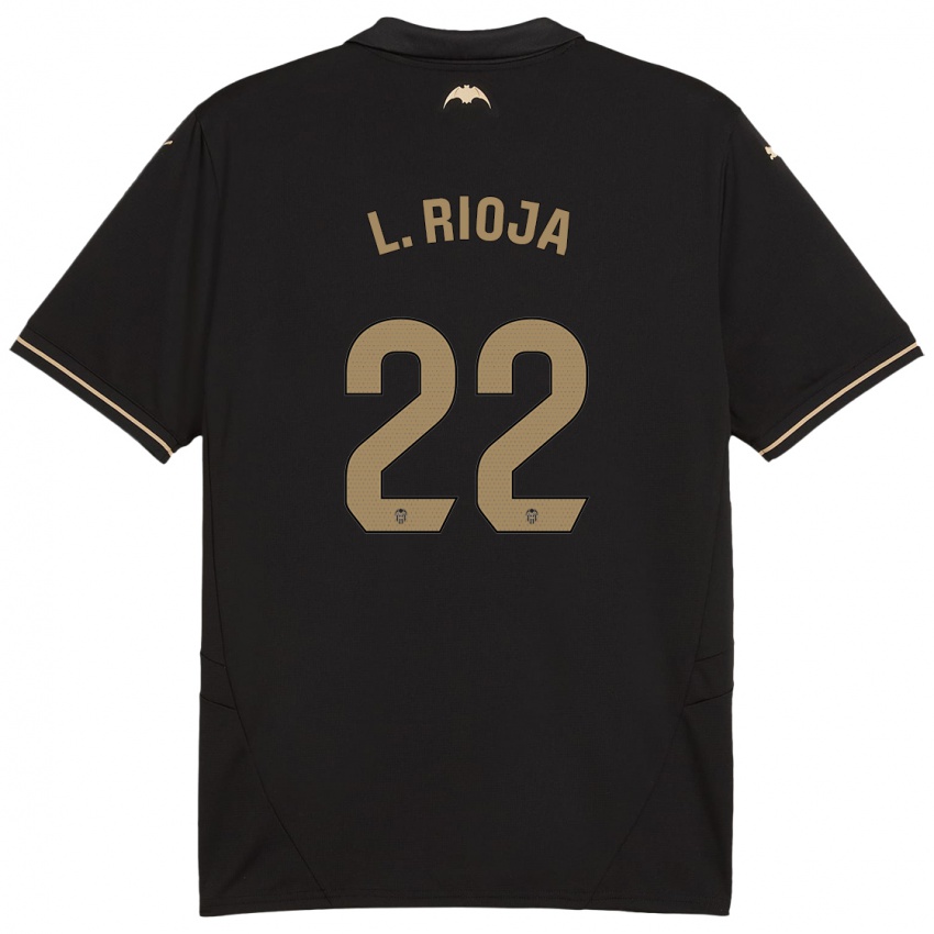 Criança Camisola Luis Rioja #22 Preto Alternativa 2024/25 Camisa Brasil