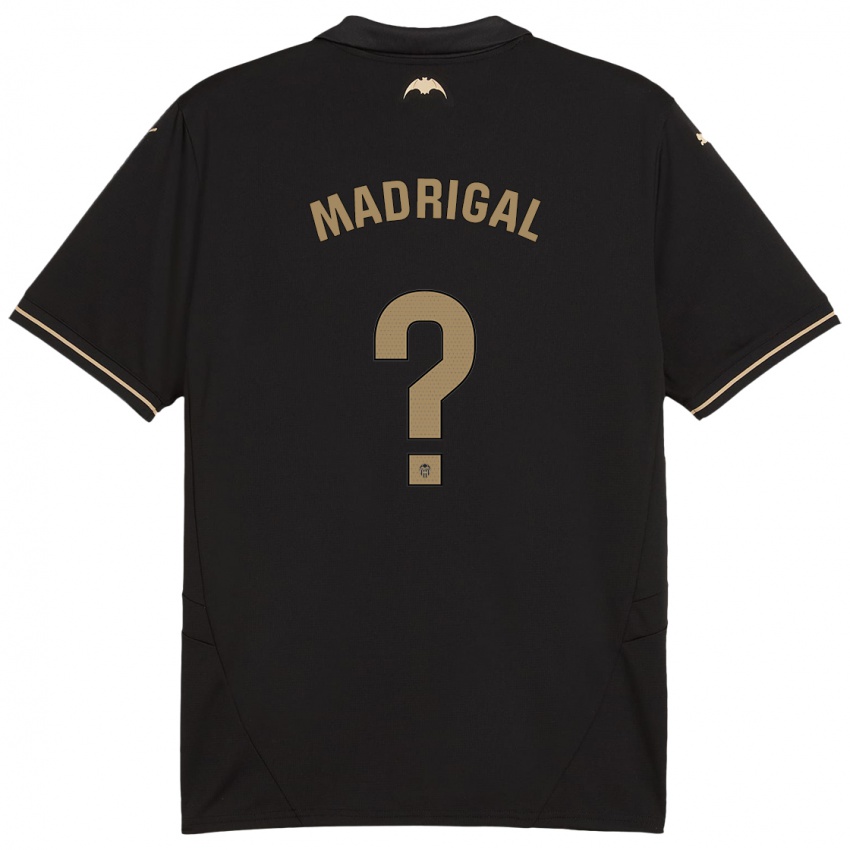 Criança Camisola Warren Madrigal #0 Preto Alternativa 2024/25 Camisa Brasil