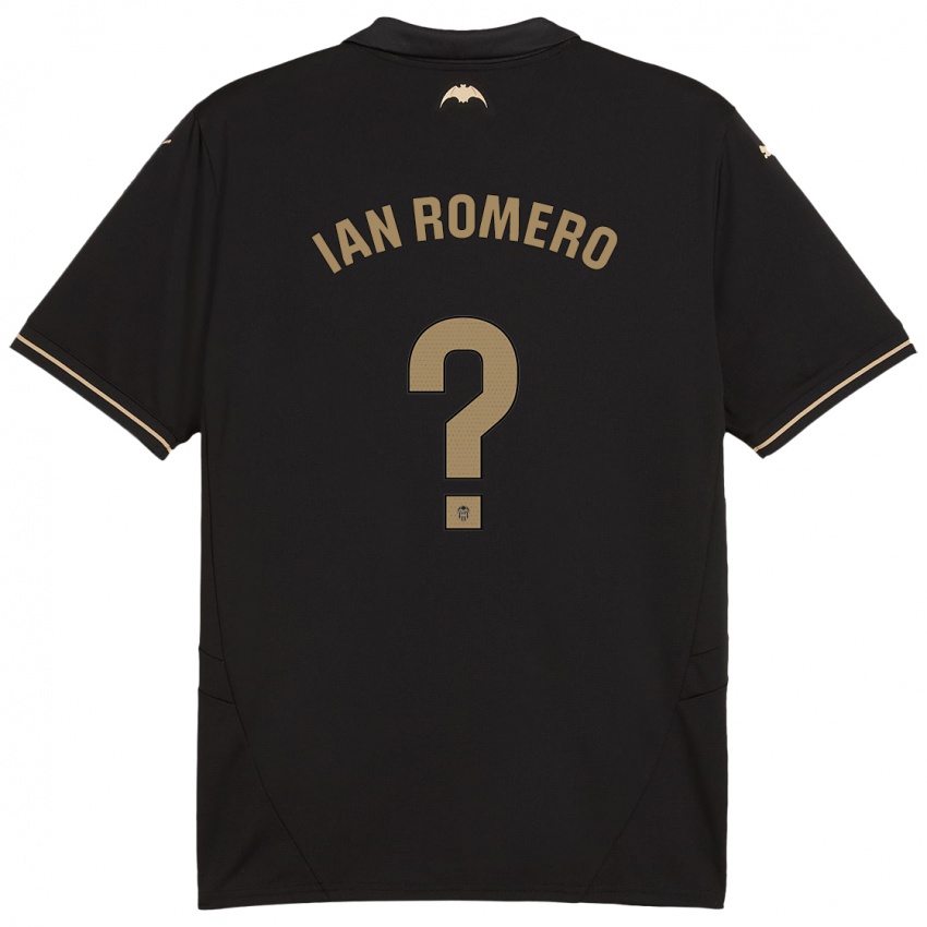 Criança Camisola Ian Romero #0 Preto Alternativa 2024/25 Camisa Brasil