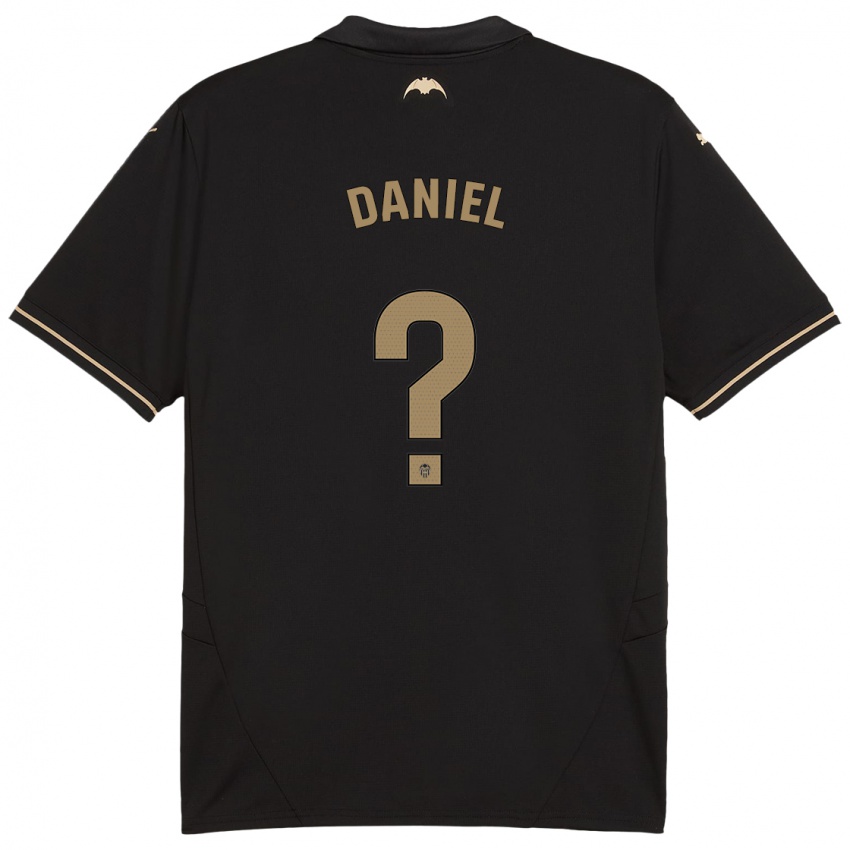 Criança Camisola Daniel Jiménez #0 Preto Alternativa 2024/25 Camisa Brasil