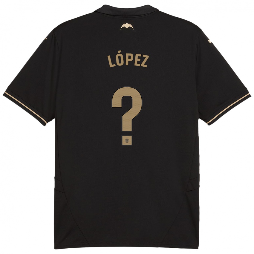 Criança Camisola Pablo López #0 Preto Alternativa 2024/25 Camisa Brasil