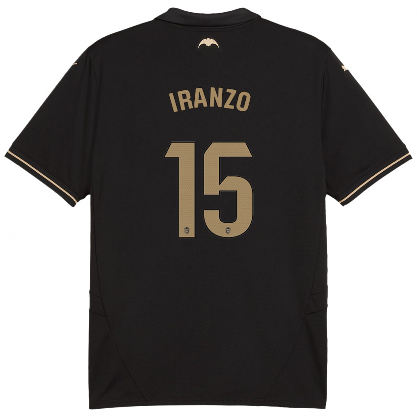 Criança Camisola Rubén Iranzo #15 Preto Alternativa 2024/25 Camisa Brasil