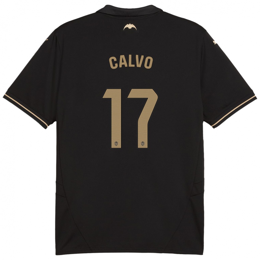 Criança Camisola Borja Calvo #17 Preto Alternativa 2024/25 Camisa Brasil