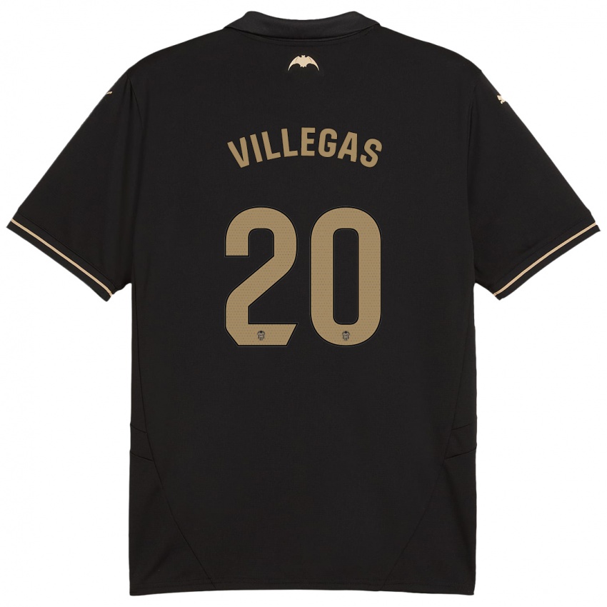 Criança Camisola Noelia Villegas #20 Preto Alternativa 2024/25 Camisa Brasil