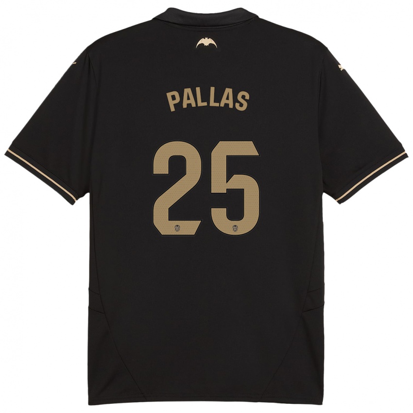 Criança Camisola Nerea Pallas #25 Preto Alternativa 2024/25 Camisa Brasil