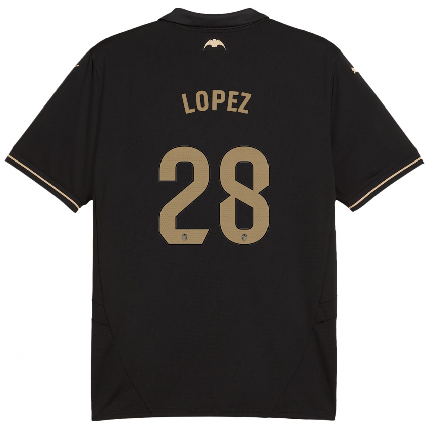 Criança Camisola Saray Lopez #28 Preto Alternativa 2024/25 Camisa Brasil