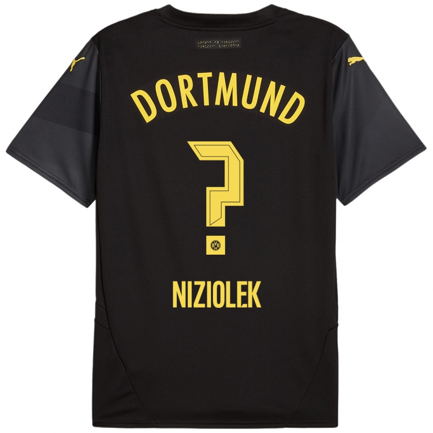 Criança Camisola Alex Niziolek #0 Amarelo Preto Alternativa 2024/25 Camisa Brasil