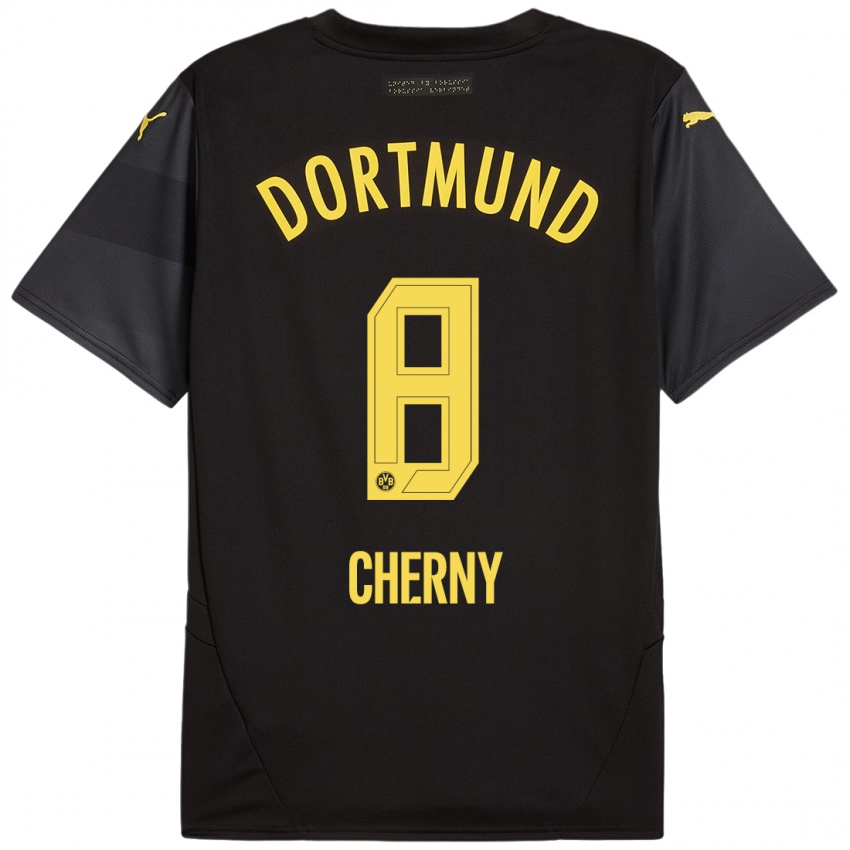 Criança Camisola Nick Cherny #8 Amarelo Preto Alternativa 2024/25 Camisa Brasil