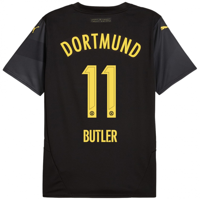 Criança Camisola Justin Butler #11 Amarelo Preto Alternativa 2024/25 Camisa Brasil