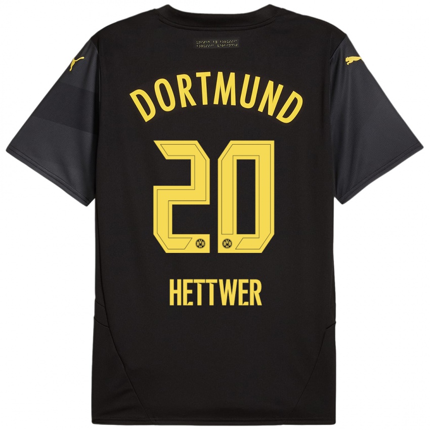 Criança Camisola Julian Hettwer #20 Amarelo Preto Alternativa 2024/25 Camisa Brasil