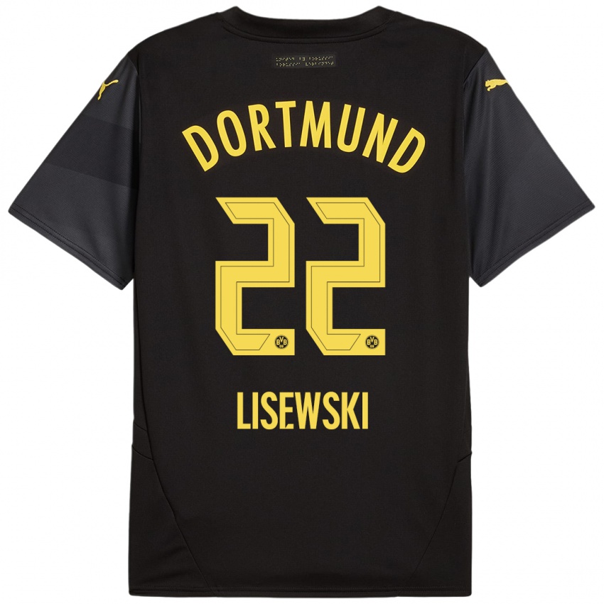 Criança Camisola Robin Lisewski #22 Amarelo Preto Alternativa 2024/25 Camisa Brasil