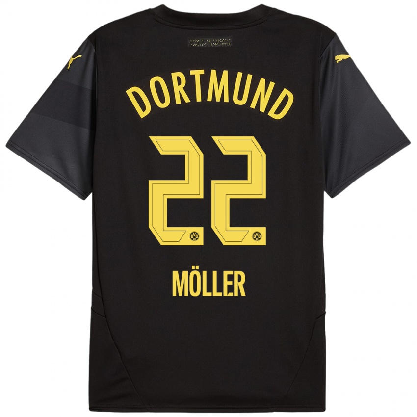 Criança Camisola Paul Möller #22 Amarelo Preto Alternativa 2024/25 Camisa Brasil