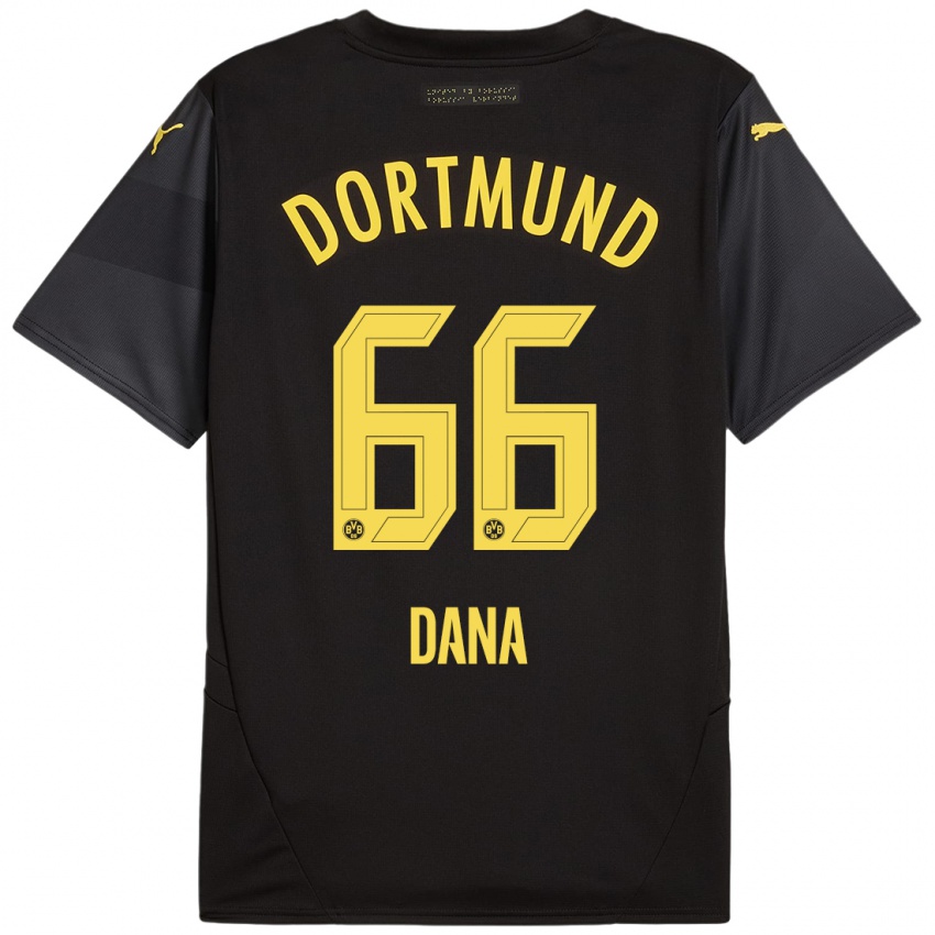 Criança Camisola Bleckmann Dana #66 Amarelo Preto Alternativa 2024/25 Camisa Brasil