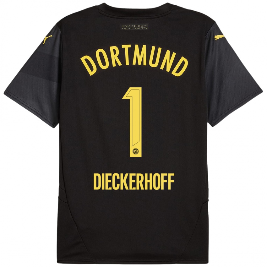 Criança Camisola Max Dieckerhoff #1 Amarelo Preto Alternativa 2024/25 Camisa Brasil