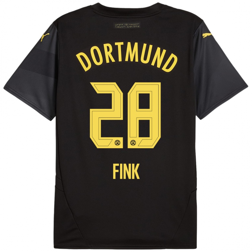 Criança Camisola Bradley Fink #28 Amarelo Preto Alternativa 2024/25 Camisa Brasil