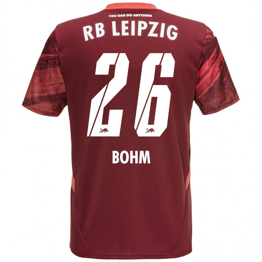 Criança Camisola Pepe Böhm #26 Borgonha Alternativa 2024/25 Camisa Brasil