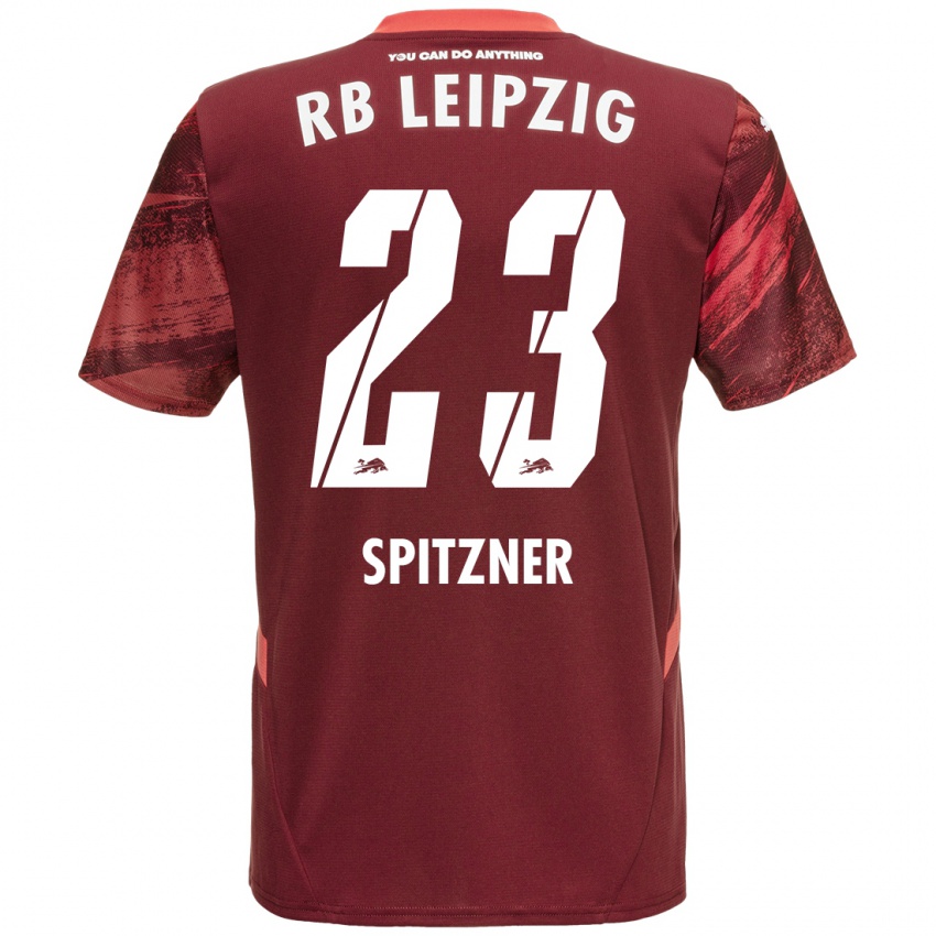 Criança Camisola Kyra Spitzner #23 Borgonha Alternativa 2024/25 Camisa Brasil