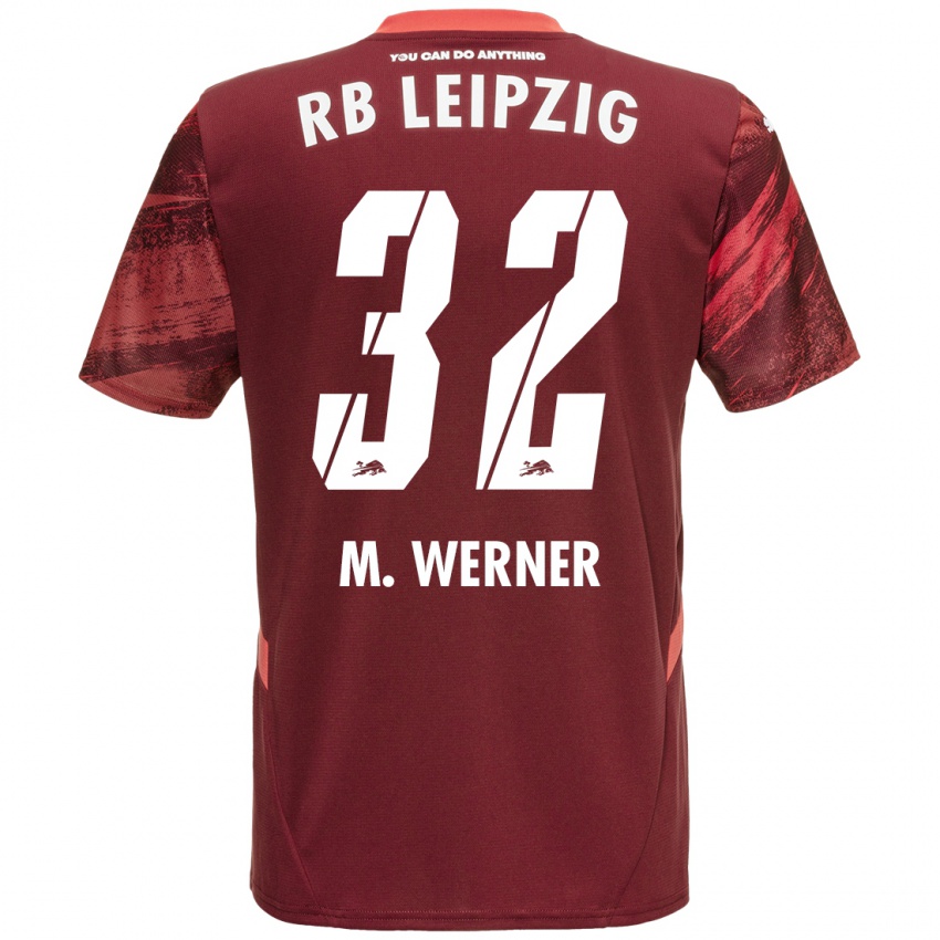 Criança Camisola Mia Werner #32 Borgonha Alternativa 2024/25 Camisa Brasil