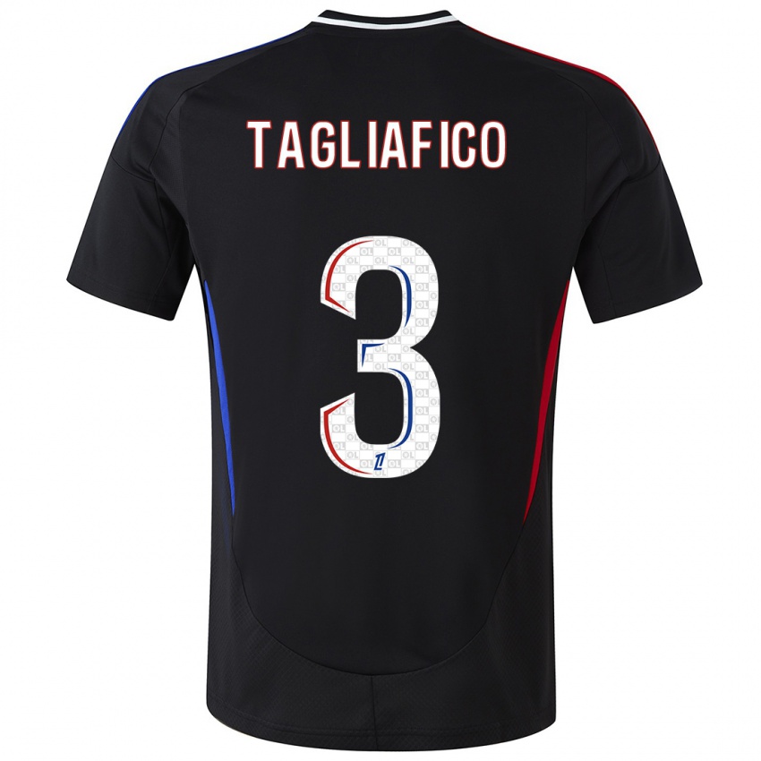 Criança Camisola Nicolas Tagliafico #3 Preto Alternativa 2024/25 Camisa Brasil