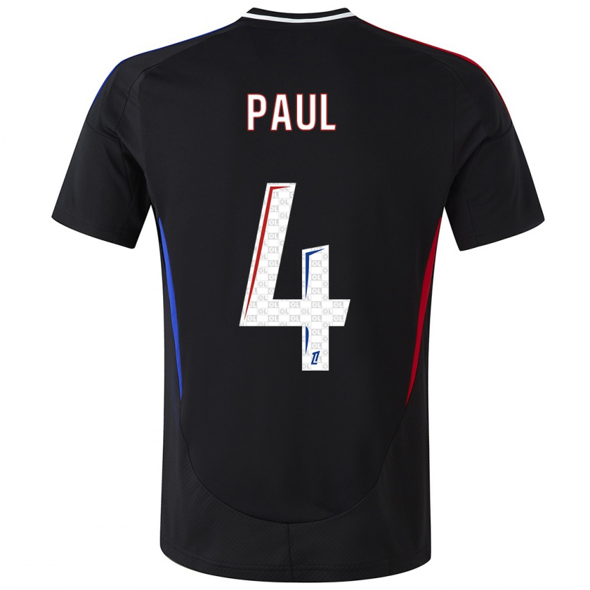 Criança Camisola Paul Akouokou #4 Preto Alternativa 2024/25 Camisa Brasil