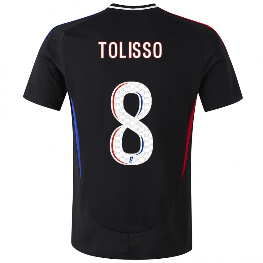 Criança Camisola Corentin Tolisso #8 Preto Alternativa 2024/25 Camisa Brasil