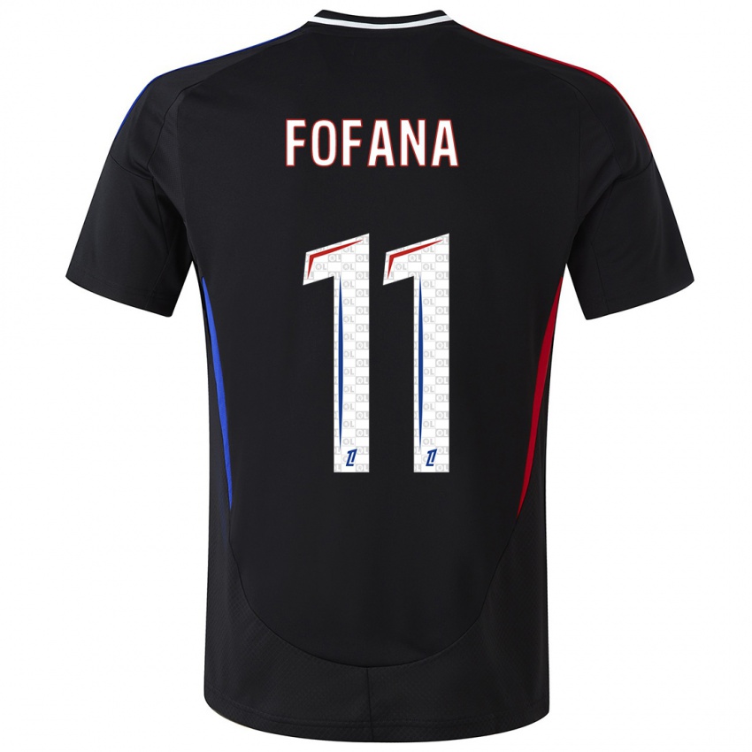 Criança Camisola Malick Fofana #11 Preto Alternativa 2024/25 Camisa Brasil