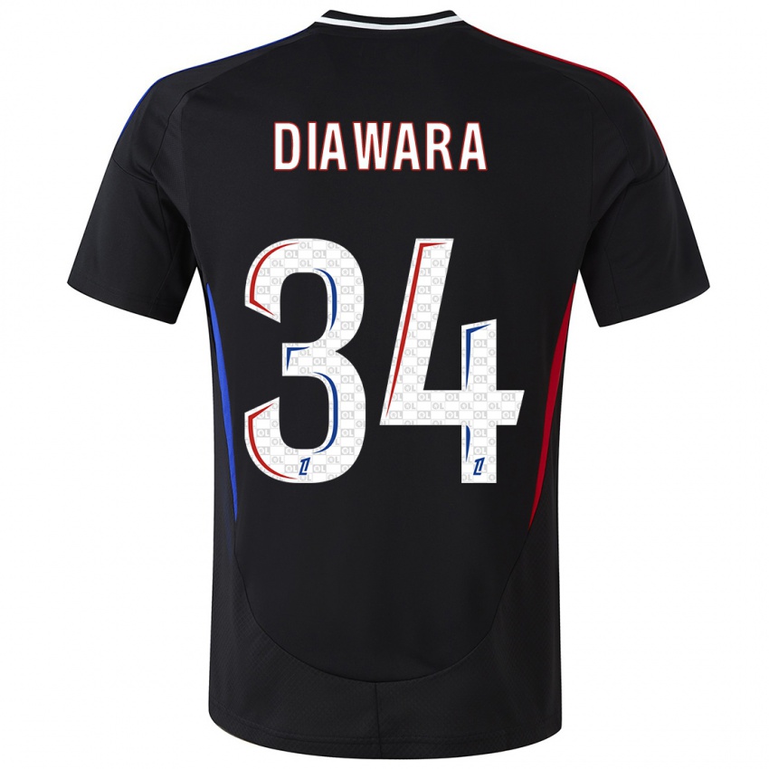 Criança Camisola Mahamadou Diawara #34 Preto Alternativa 2024/25 Camisa Brasil