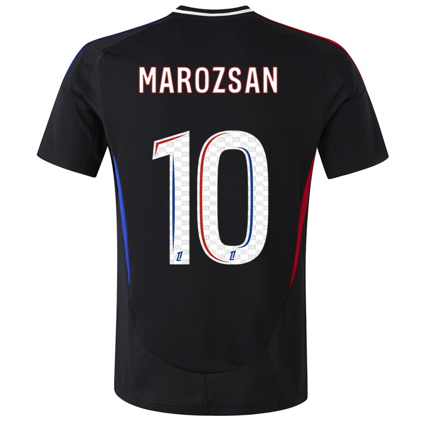 Criança Camisola Dzsenifer Marozsan #10 Preto Alternativa 2024/25 Camisa Brasil