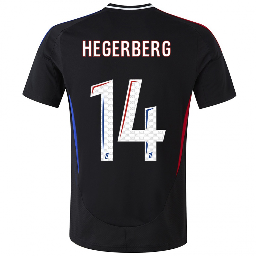 Criança Camisola Ada Hegerberg #14 Preto Alternativa 2024/25 Camisa Brasil