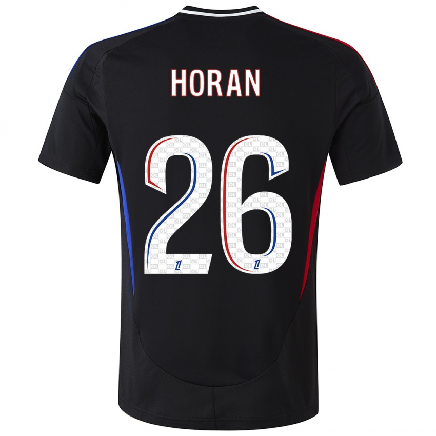 Criança Camisola Lindsey Horan #26 Preto Alternativa 2024/25 Camisa Brasil