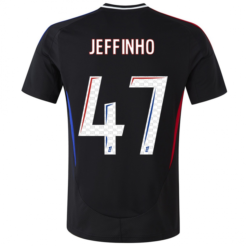 Criança Camisola Jeffinho #47 Preto Alternativa 2024/25 Camisa Brasil