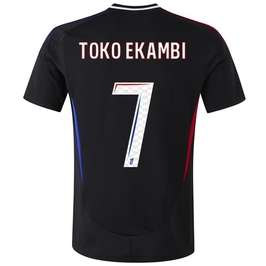 Criança Camisola Karl Toko Ekambi #7 Preto Alternativa 2024/25 Camisa Brasil