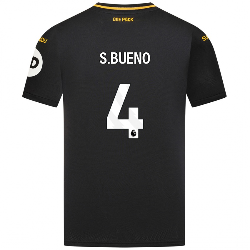 Criança Camisola Santiago Bueno #4 Preto Alternativa 2024/25 Camisa Brasil