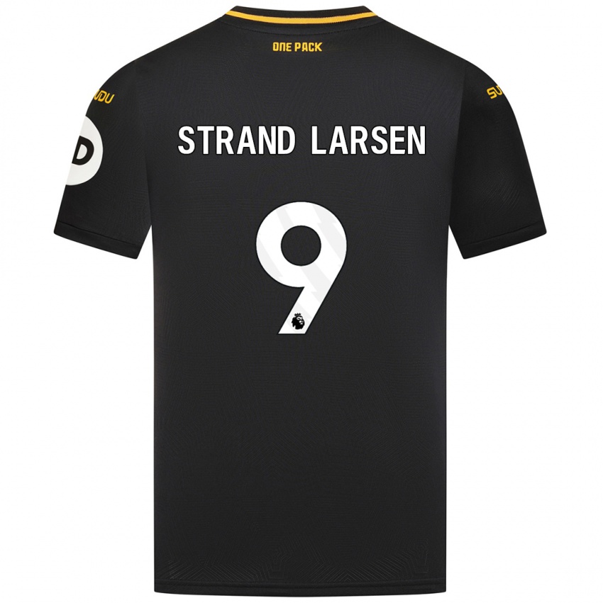 Criança Camisola Jørgen Strand Larsen #9 Preto Alternativa 2024/25 Camisa Brasil